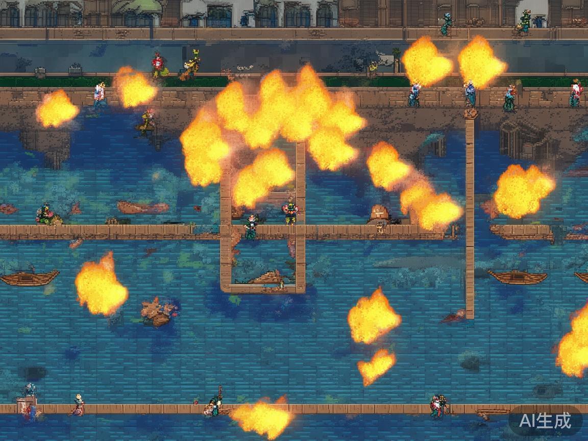 在众多经典电子游戏中，“火烧连环船”一直以其独特的