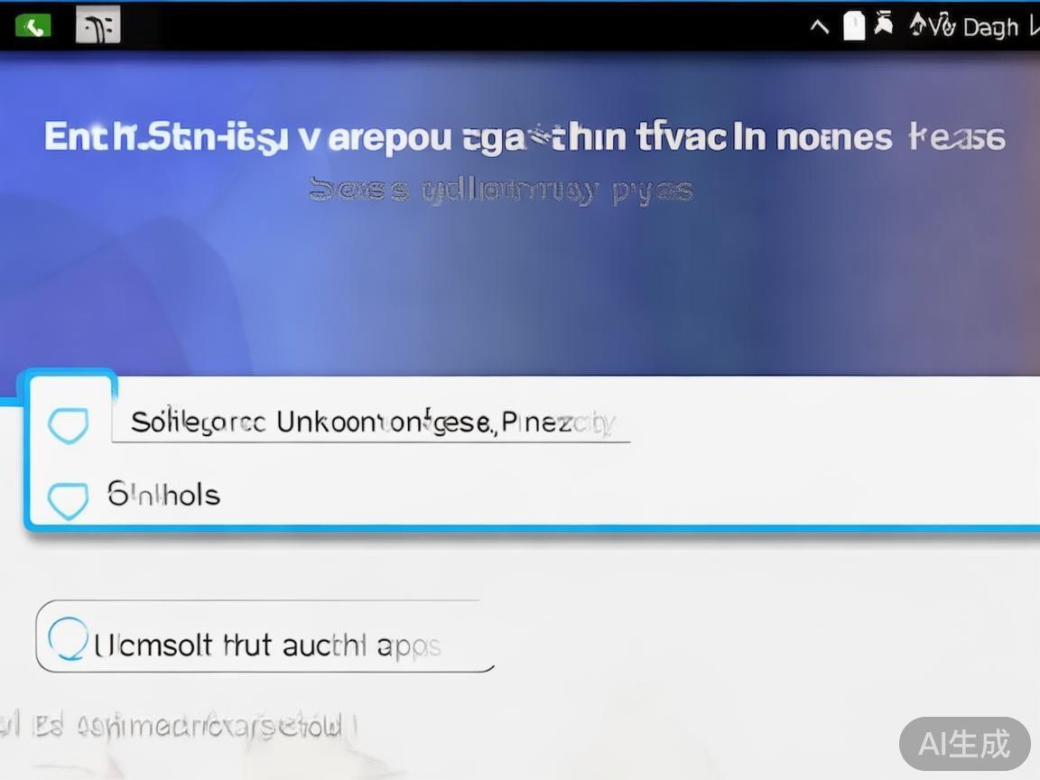 如果是首次在设备上安装第三方应用，可能需要启用“未